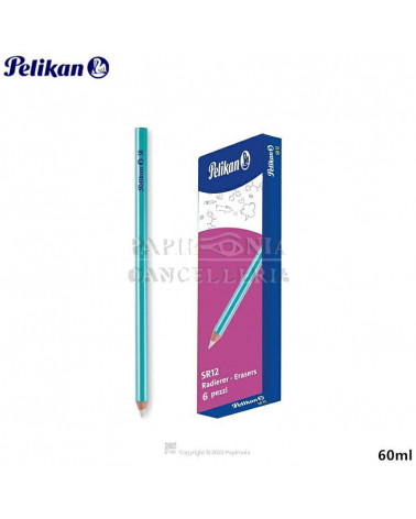 PELIKAN GOMMA A MATITA SR12 6PZ.