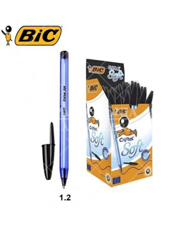 BIC SFERA CRISTALL SOFT 50PZ. NERO