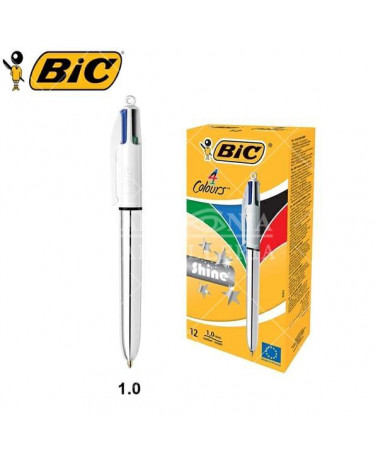 BIC SFERA 4 COLORI SHINE 12PZ.