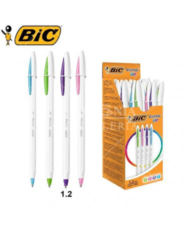 BIC SFERA CRISTALL UP BICOLOR 20PZ FUN-ASSORTITO