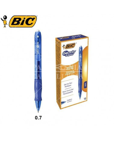 BIC SFERA GEL-OCITY GEL 12PZ. BLU-SCATTO