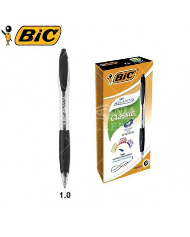 BIC SFERA ATLANTIS 12PZ. NERO-CLASSIC