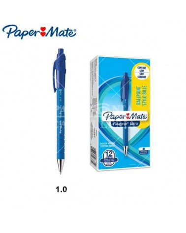 PAPER MATE SFERA FLEXGRIP ULTRA M  BLU-SCATTO-PAPER [12PZ]