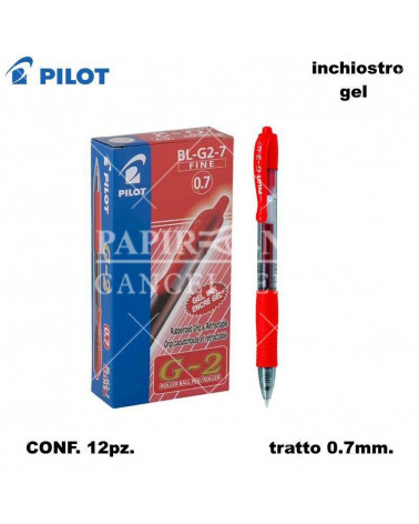 PILOT SFERA G2 07  ROSSO-SCATTO [12PZ]