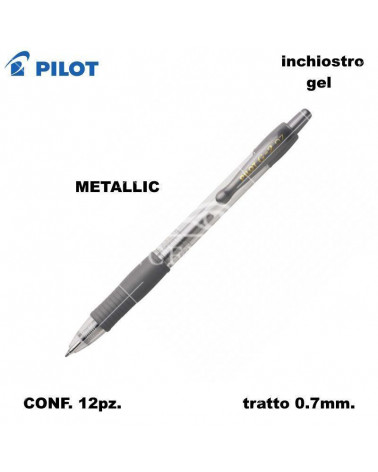 PILOT SFERA G2 07 ARGENTO METAL [12PZ]