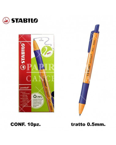 STABILO SFERA POINTBALL BLU [10PZ]