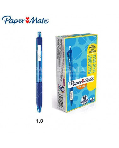 PAPER MATE SFERA INKJOY 300 RT  BLU-SCATTO-PAPER [12PZ]