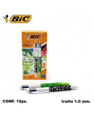 BIC SFERA 4 COLORI VELOURS 12pz.