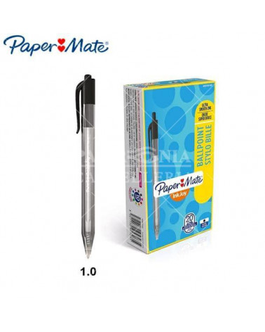 PAPER MATE SFERA INKJOY 100 RT  NERO-SCATTO [20PZ]