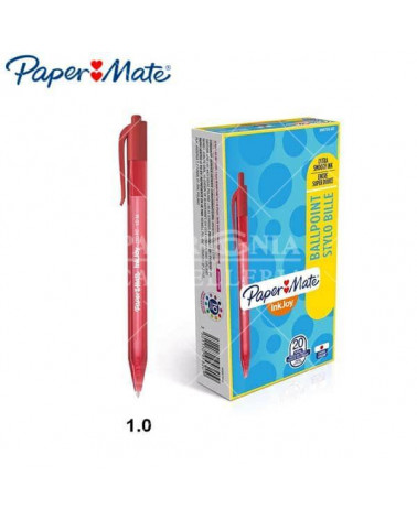 PAPER MATE SFERA INKJOY 100 RT  ROSSO-SCATTO [20PZ]