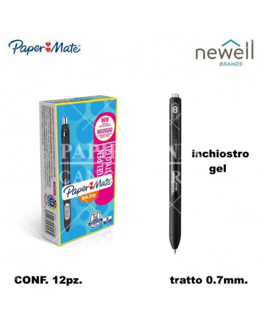 PAPER MATE SFERA INKJOY GEL NERO [12PZ]