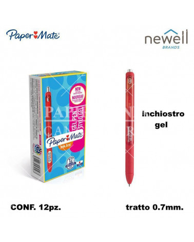 PAPER MATE SFERA INKJOY GEL ROSSO [12PZ]