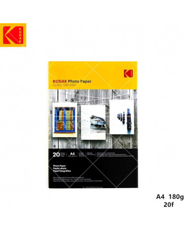 KODAK CARTA FOTOGRAFICA INK JET HIGH GL 180g.A4 20fg.KP0512