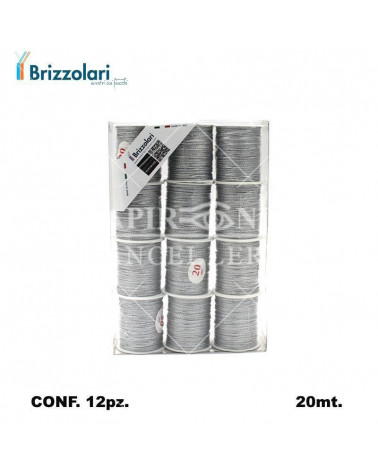 BRIZZOLARI ROCCHETTO 505 20MT.12PZ. ARGENTO 04-CORDONCINO