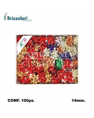 BRIZZOLARI COCCARDA 3170 MM14 100PZ. MEDIA ASSORTITO 00-METAL