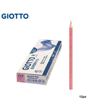 GIOTTO PASTELLO SUPERMINA N.07 ROSA 07 [12PZ]