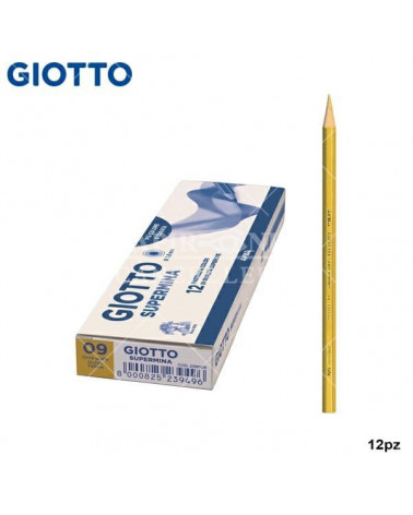 GIOTTO PASTELLO SUPERMINA N.09 GIALLO OCRA 09 [12PZ]