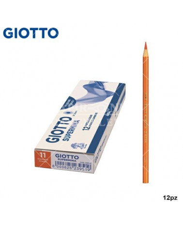 GIOTTO PASTELLO SUPERMINA N.11 ARANCIONE 11 [12PZ]