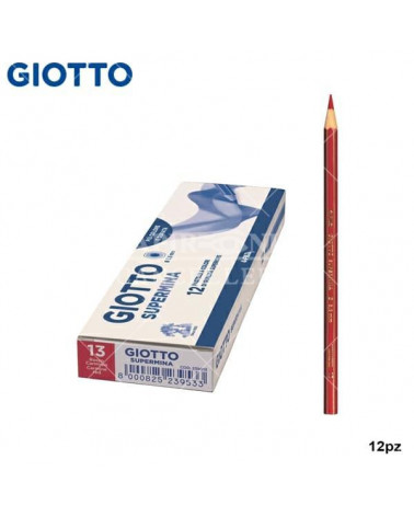 GIOTTO PASTELLO SUPERMINA N.13 ROSSO CARMINIO 13 [12PZ]