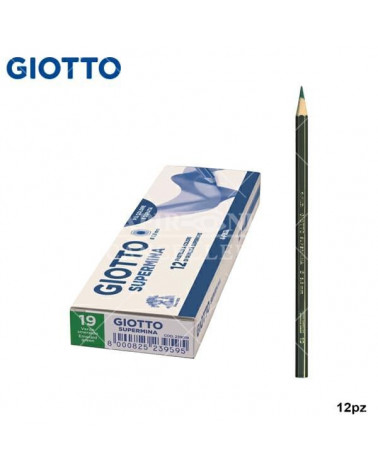 GIOTTO PASTELLO SUPERMINA N.19 VERDE SMERALDO 19 [12PZ]