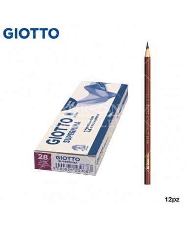 GIOTTO PASTELLO SUPERMINA N.28 ROSSO GERANIO 28 [12PZ]