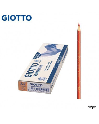 GIOTTO PASTELLO SUPERMINA N.52 ARANCIO FLUO 52 [12PZ]