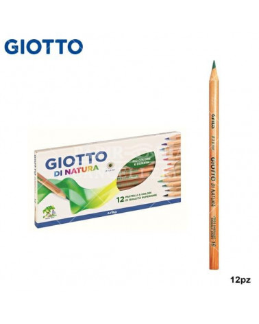 GIOTTO PASTELLO NATURA 12COL. [10PZ]