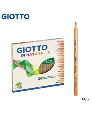 GIOTTO PASTELLO NATURA 24COL. [5PZ]