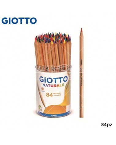 GIOTTO PASTELLI NATURA BARATTOLO 84PZ.