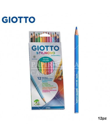 GIOTTO PASTELLO STILNOVO 12COL. ACQUARELLO [10PZ]