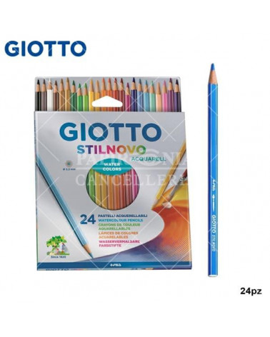 GIOTTO PASTELLO STILNOVO 24COL. ACQUARELLO [6PZ]