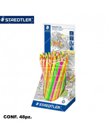 STAEDTLER EVIDENZIATORE MATITA 48PZ. TEXTSURFER12864KP48