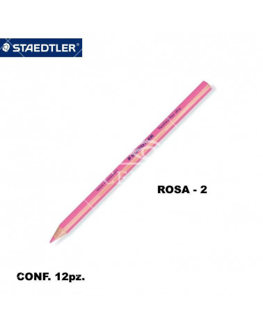 STAEDTLER EVIDENZIATORE MATITA 64-2 ROSA-TEXTSURFER [12PZ]