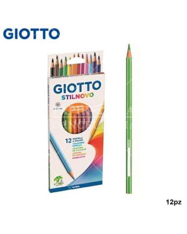 GIOTTO PASTELLO STILNOVO 12COL. [10PZ]