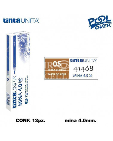 TINTA UNITA PASTELLO MINA 4MM. TERRA DI SIENA 05 41468 [12PZ]