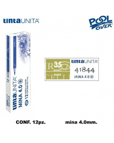 TINTA UNITA PASTELLO MINA 4MM. BISTRO 35 41844 [12PZ]