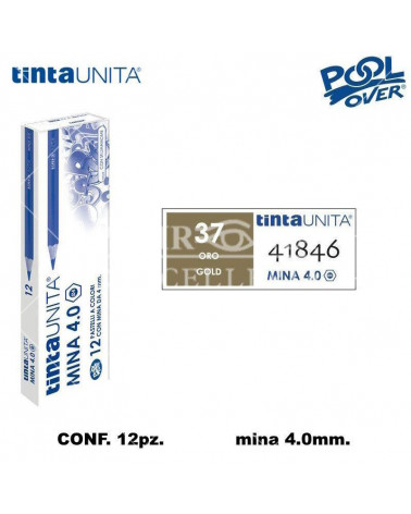 TINTA UNITA PASTELLO MINA 4MM. ORO 37 41846 [12PZ]