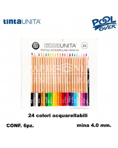 TINTA UNITA PASTELLO ACQUARELLO 24COL.49731 [6PZ]