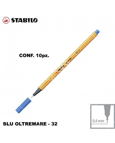 STABILO POINT 88 N.32 BLU OLTREMARE [10PZ]