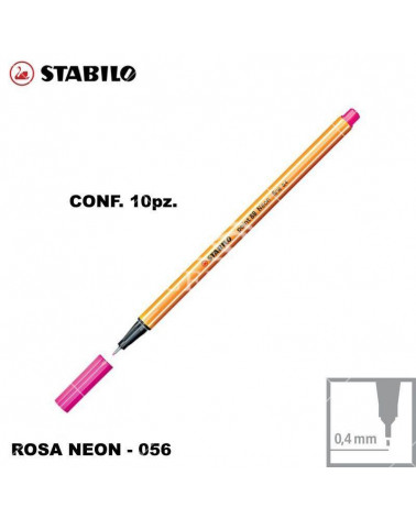 STABILO POINT 88 NEON 056 ROSA [10PZ]