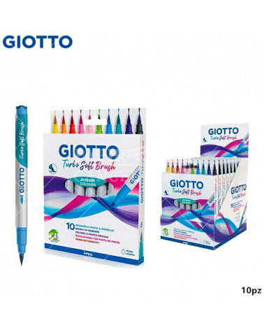 GIOTTO PENNARELLO BRUSH 10COL.[10PZ]