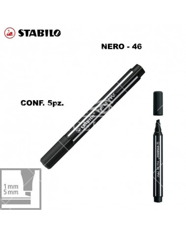 STABILO PEN 68 MAX N.46 NERO [5PZ]