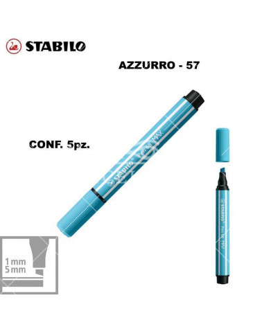 STABILO PEN 68 MAX N.57 AZZURRO [5PZ]