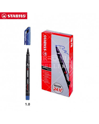 STABILO OHPEN 843 BLU M [10PZ]