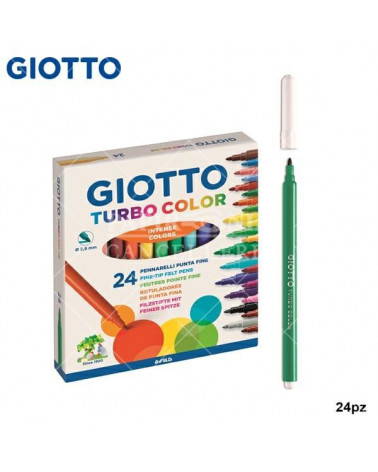 GIOTTO TURBO COLOR 24COL. PENNARELLO [5PZ]