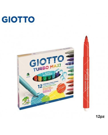 GIOTTO TURBO MAXI 12COL. PENNARELLO [5PZ]