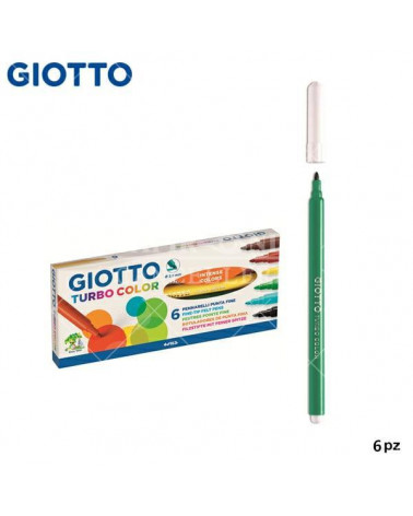 GIOTTO TURBO COLOR 6COL. PENNARELLO [10PZ]