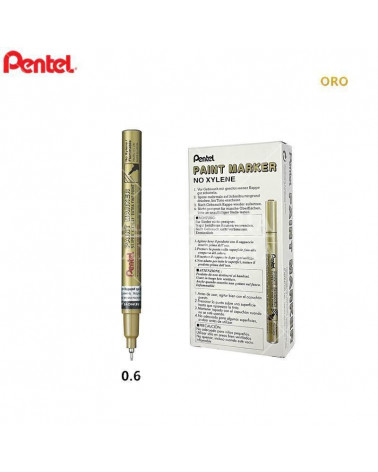 PENTEL PAINT MARKER P.SLIM 12PZ.ORO