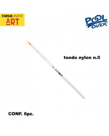 TINTA UNITA PENNELLO TONDO NYLON N.0 [6PZ]