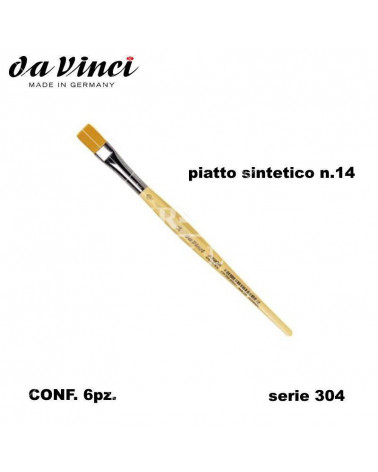 DA VINCI PENNELLO PIATTO JUNIOR N.14 304 [6PZ]